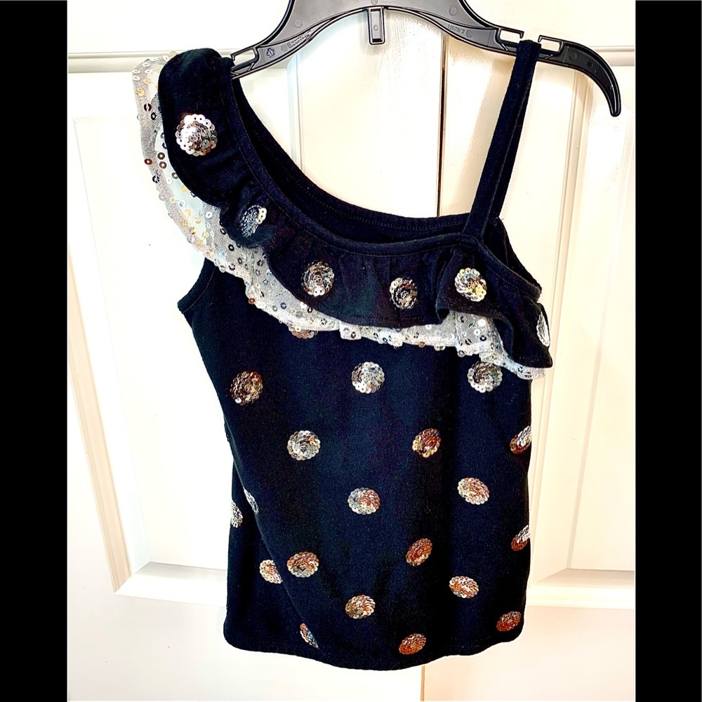Girls Justice Ruffle Tank Top